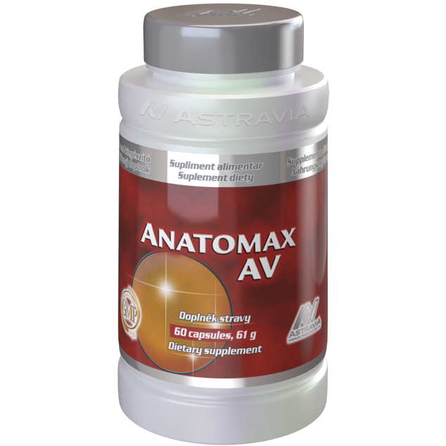 ANATOMAX AV - proti zápalom a bolestiam, Starlife  60 kaps