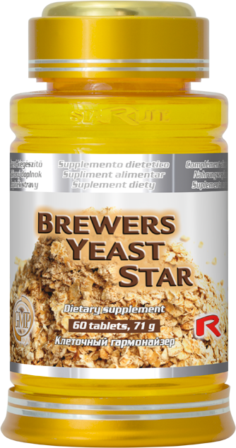 BREWERS YEAST STAR  -  pivovarské kvasnice pre blahodárny účinok v ľudskom organizme, Starlife  60 tabl