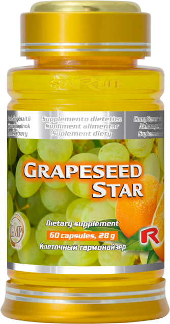 GRAPESEED STAR - antioxidant pre zdravé srdce a cievy, Starlife 60 kaps